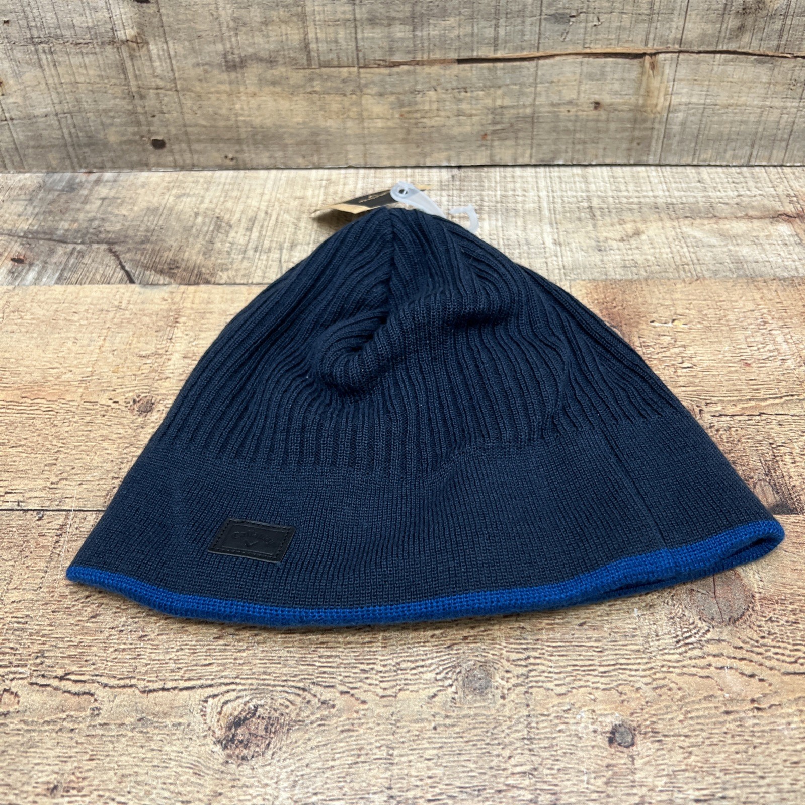 Callaway Elements Knit Blue Winter Golf Hat Beanie NWT!