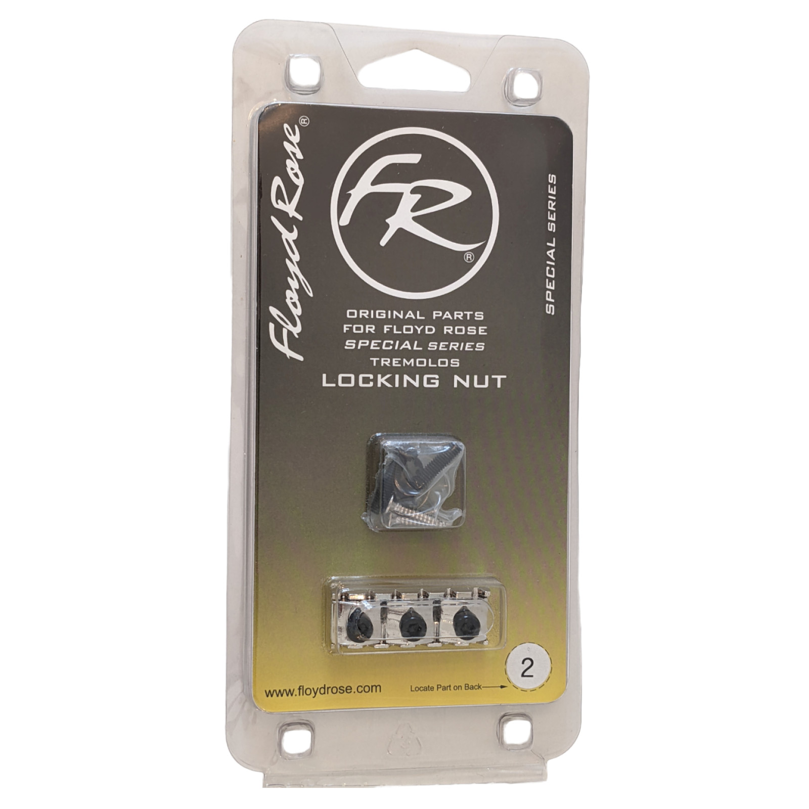 Floyd Rose FR1NR2N 1000 Series/Special Locking Nut, R2, Nickel