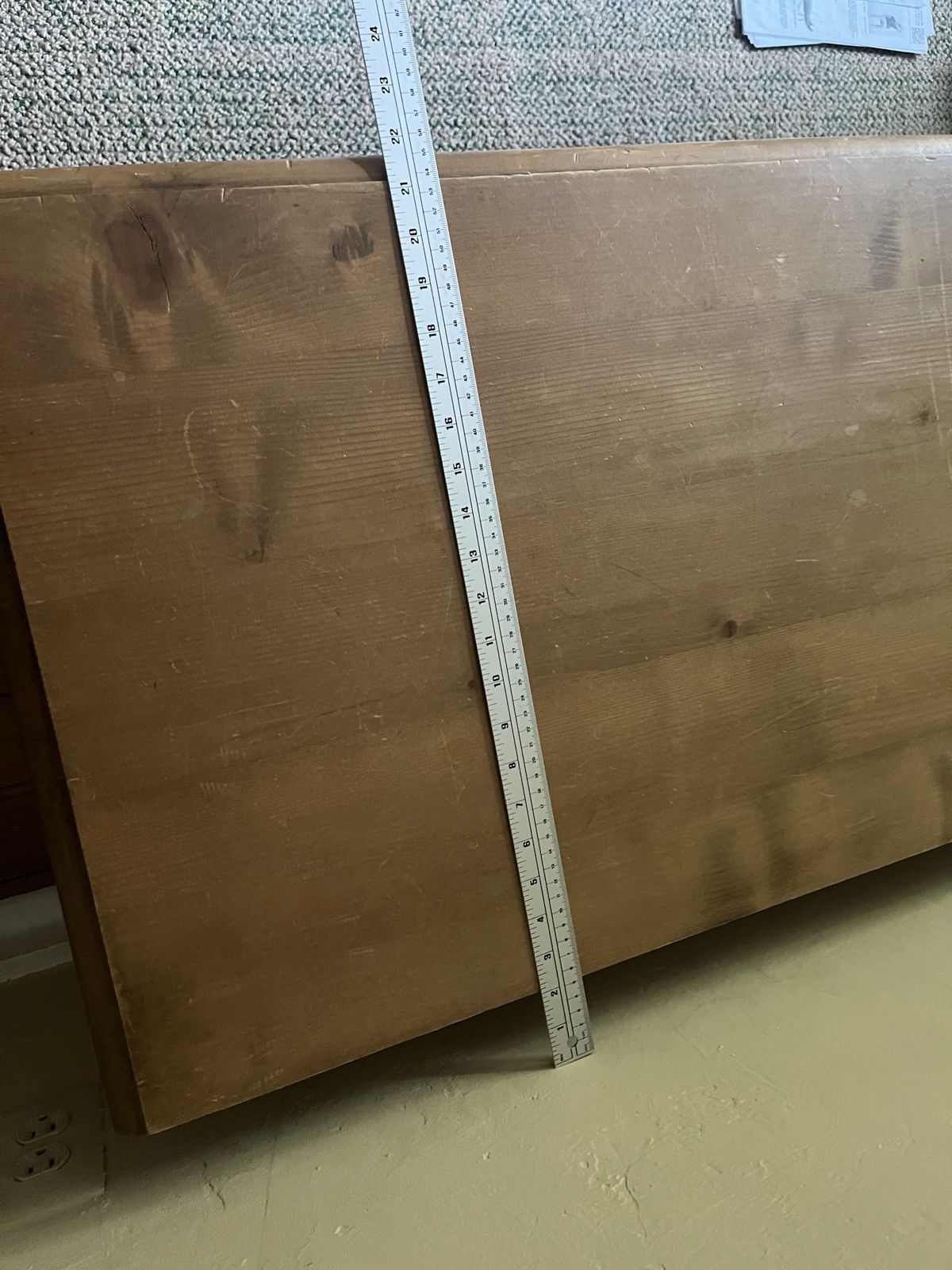 Pine Rustic Large Wooden Storage Trunk