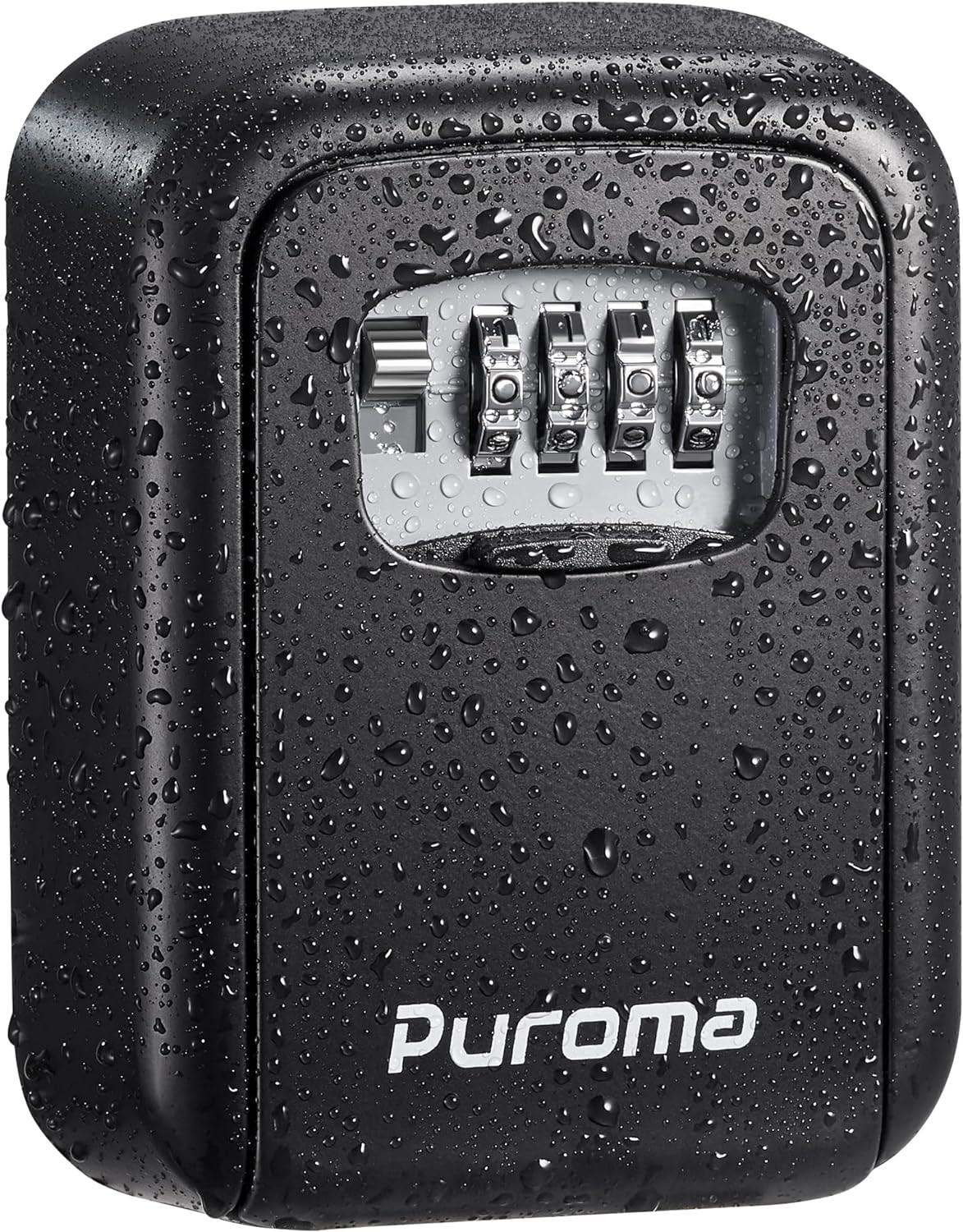 Security Key Lock Box, 4-Digit Combination Waterproof Lock Box Key Storage Lockb