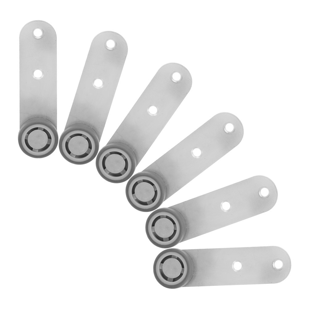 6pcs Sliding Door Caster Wheels Replacement - Quiet Smooth Rolling Swivel