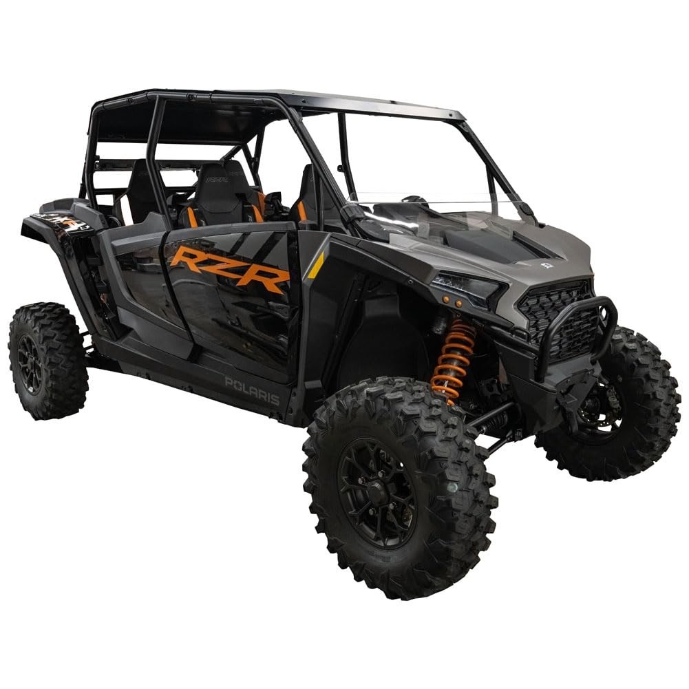 Tusk 186-860-0023314f-e3edbd Removable Half Windshield Clear - Scratch Resistant