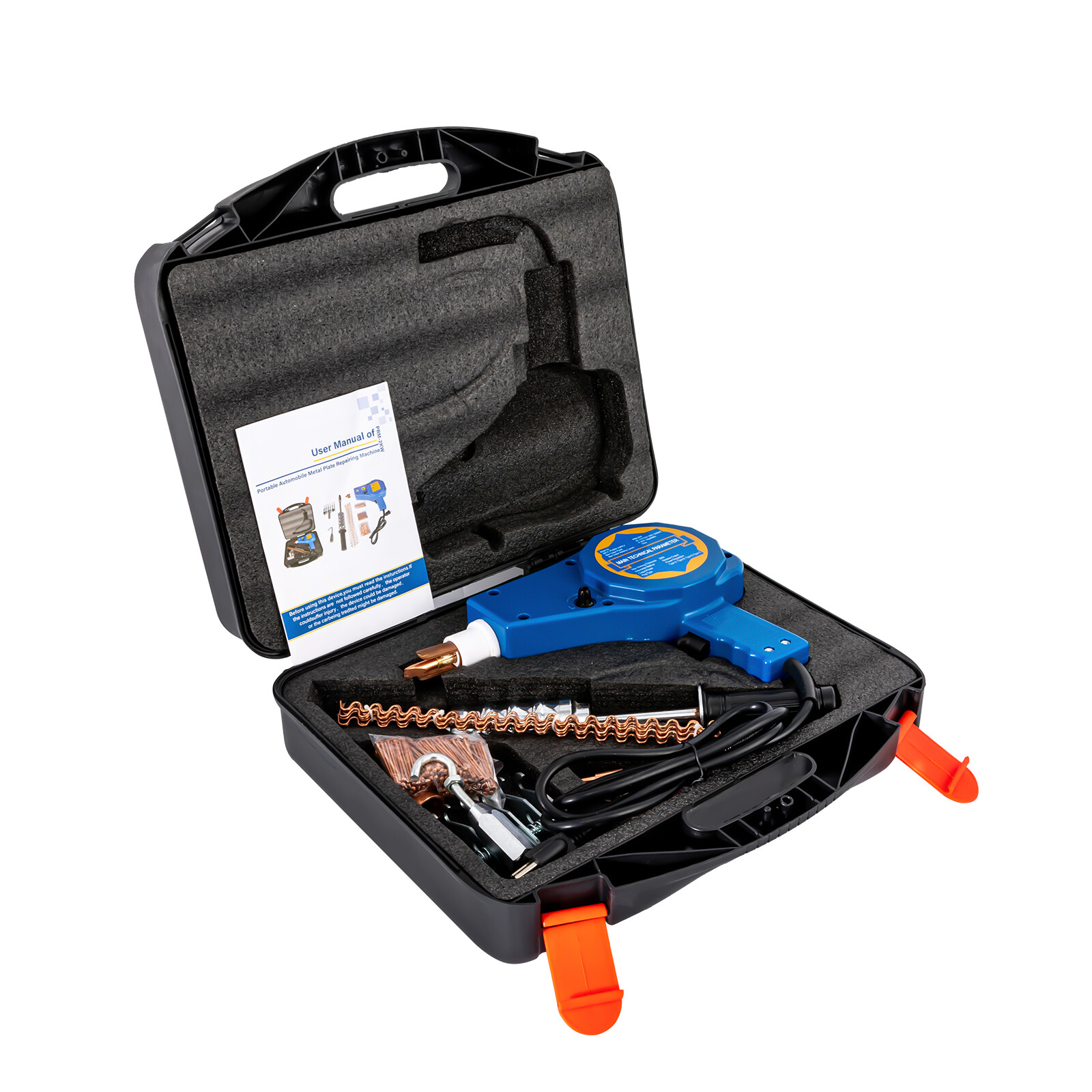 Auto Body Dent Repair Kit 800VA Electric Stud Welder Gun with Puller Hammer