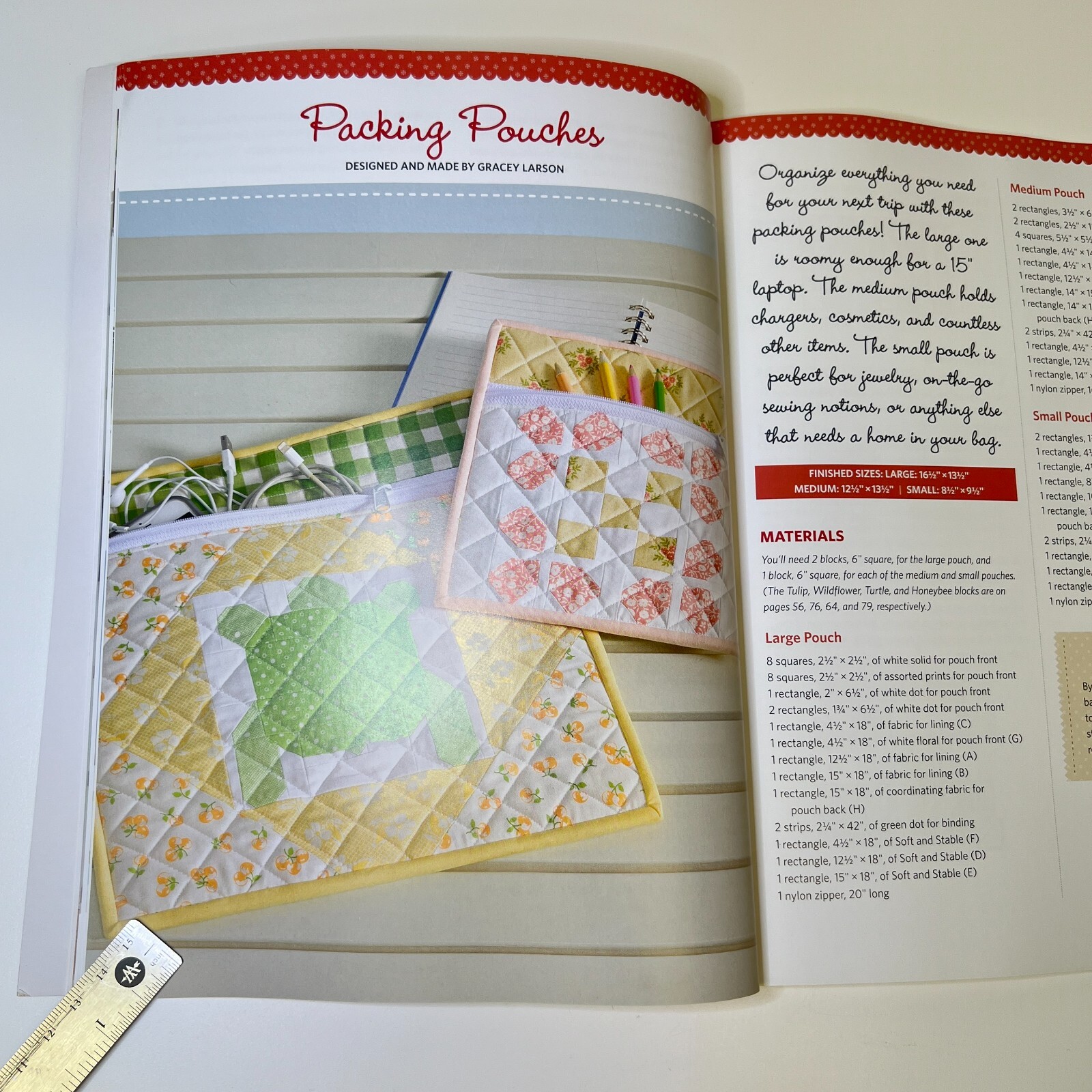 Patchwork Picnic Simple-to-Piece Blocks Outdoors Quilting Book Gracey Larson PB