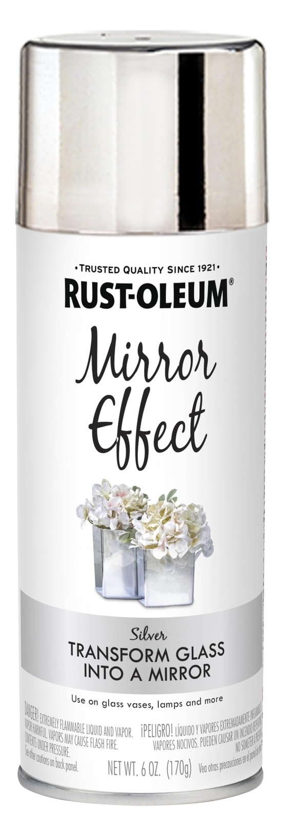 Rust Oleum 301494 Specialty Mirror Spray 6 oz Silver