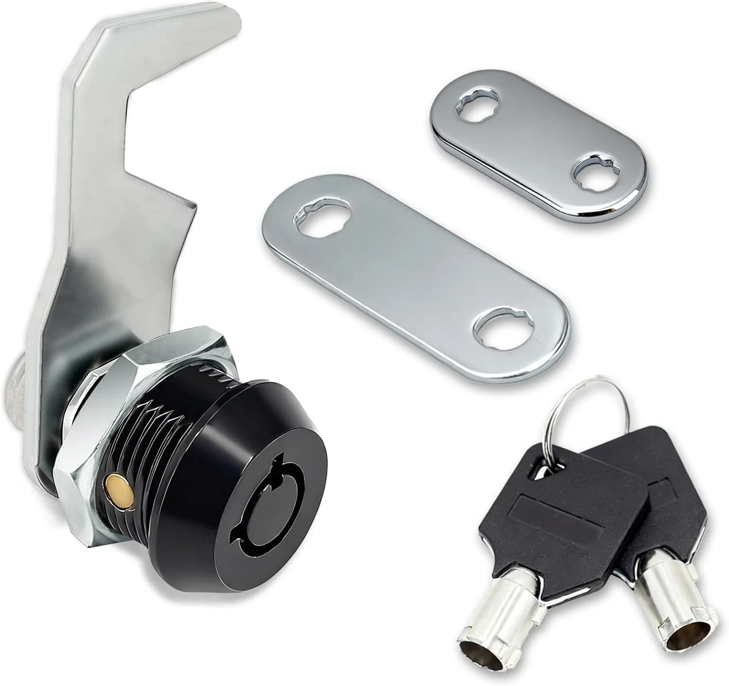 Harbor Freight Tool Cart Lock - Zinc Alloy (5/8 Inch 1 Pack-Black) - Hook Cam
