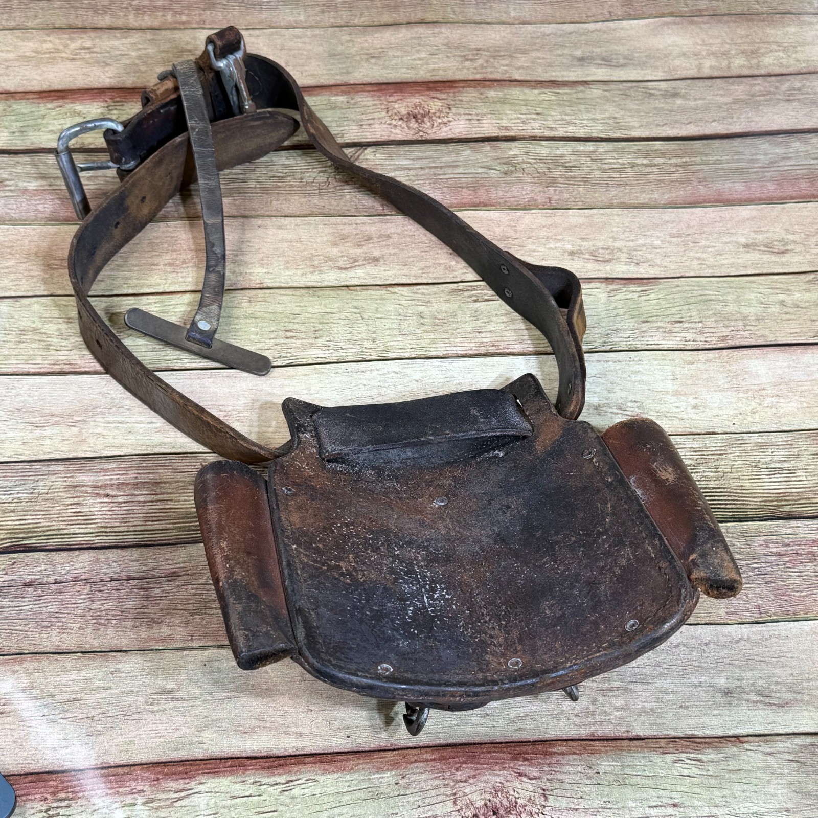 Vintage Bashlin's Lineman's Leather Tool Pouch