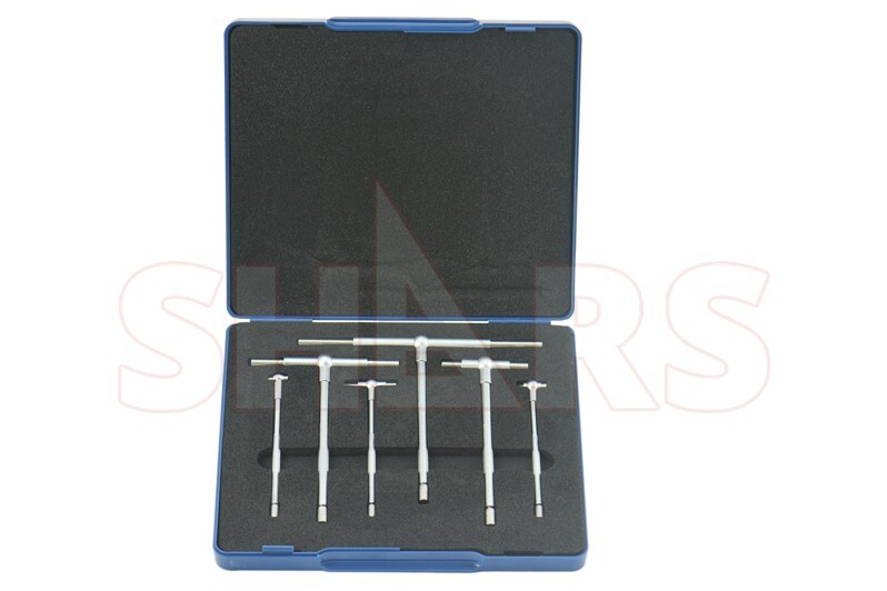 Shars Premium Chrome T-Bore Telescoping Gage 5/16" - 6" 6 Pc Set New P
