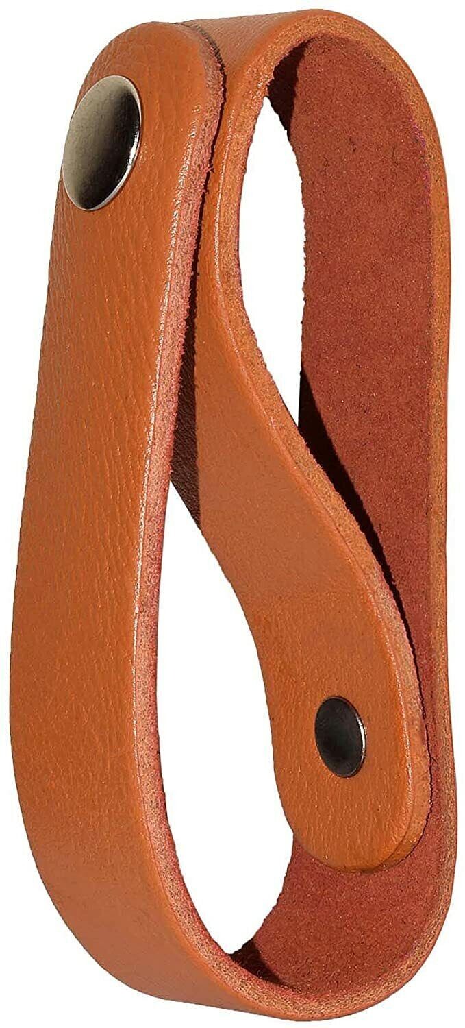 Genuine Leather Whip Holster, Handmade BullWhip Tan Holder for Horse Riding