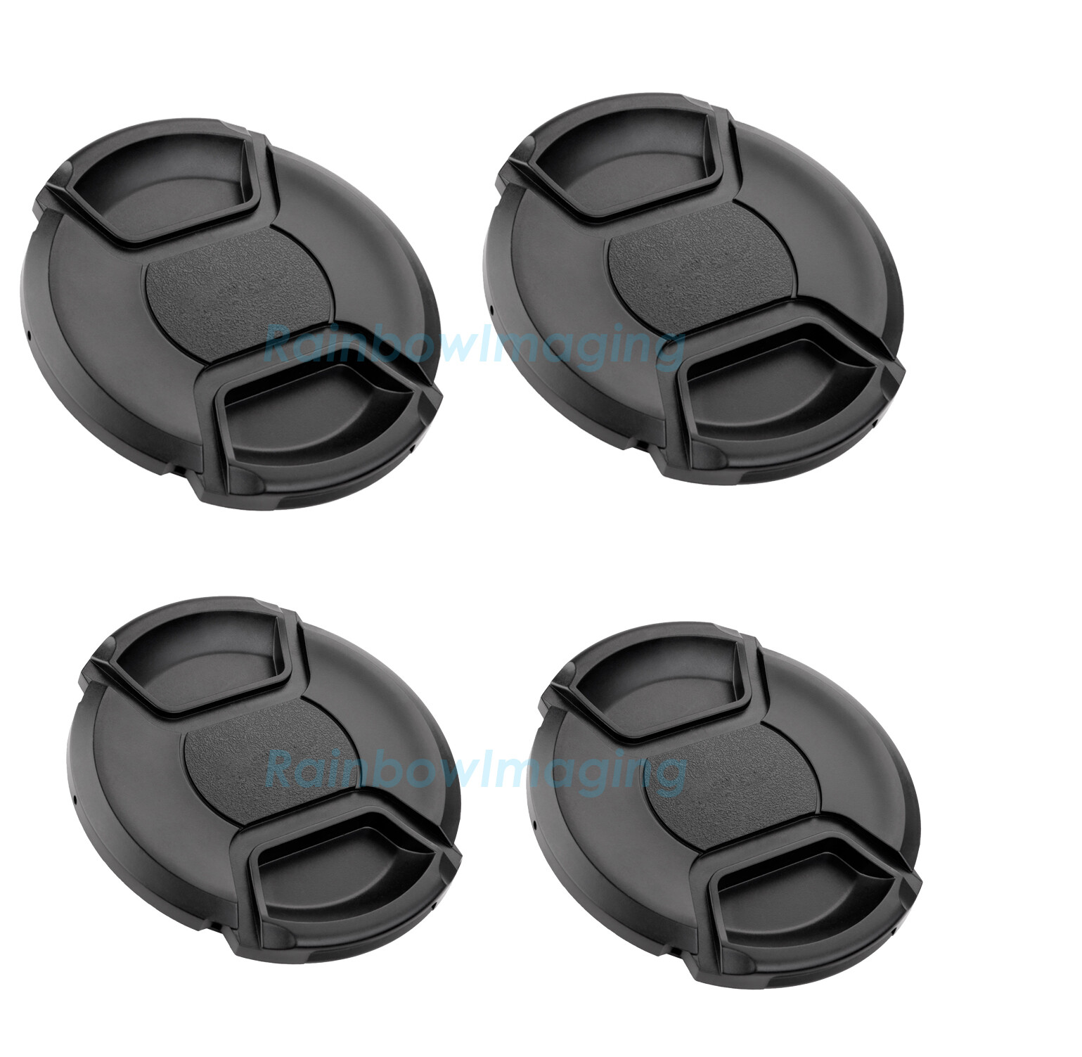 2 x 52mm + 2 x 55mm Snap On Caps for Canon Pentax Olympus Fujifilm Sony Lens
