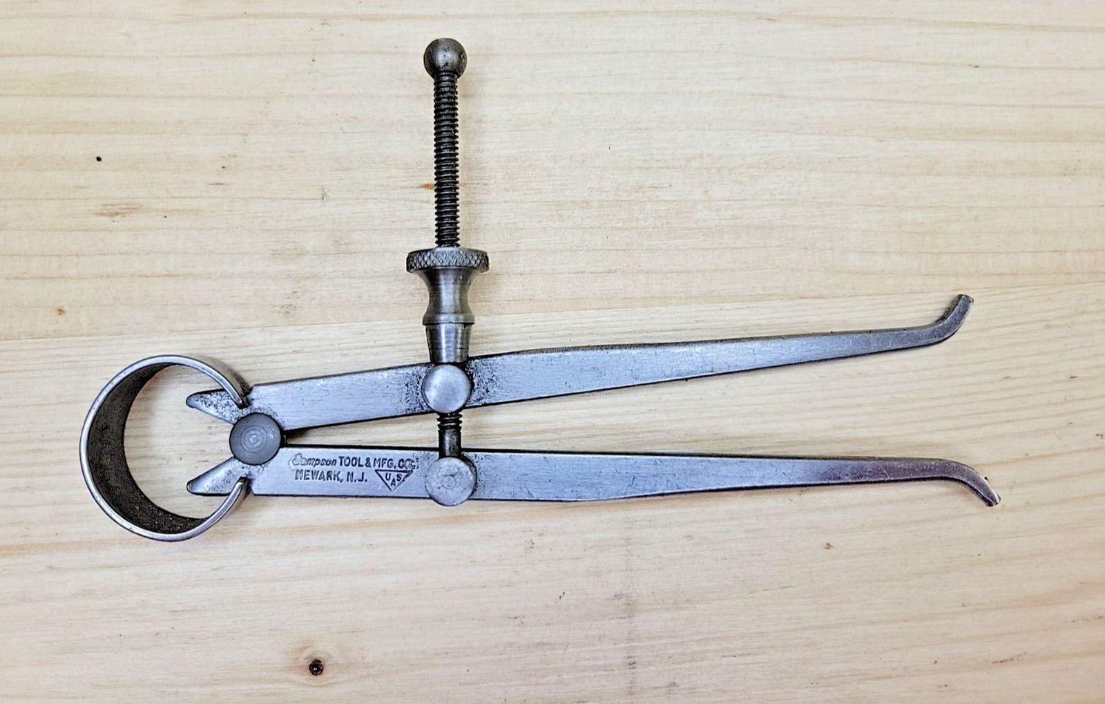 Dividers, SAMSON TOOL MFG. CO. Vtg 7" Machinists / Woodworkers Dividers, USA