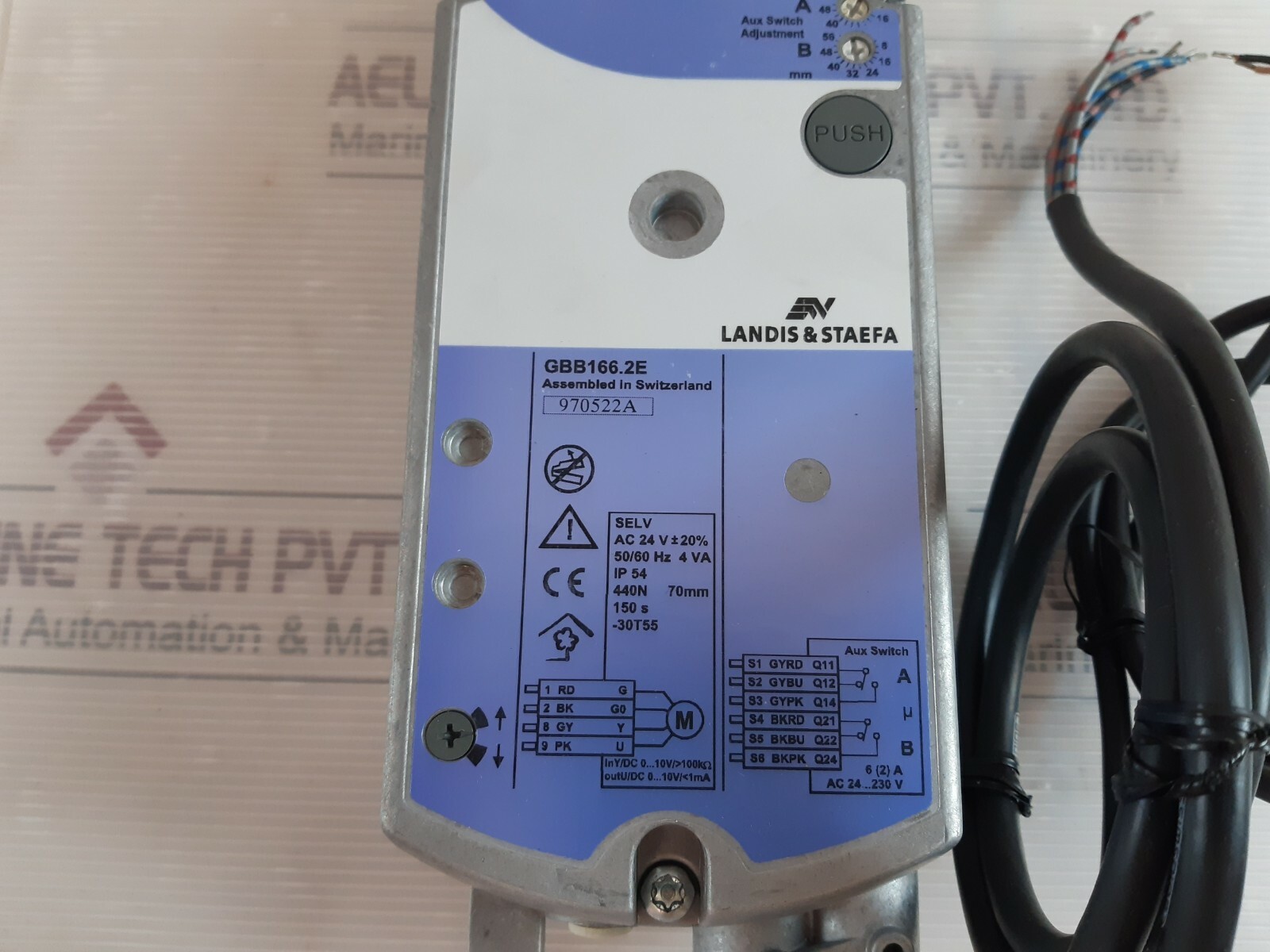 Landis & staefa gbb166.2e actuator