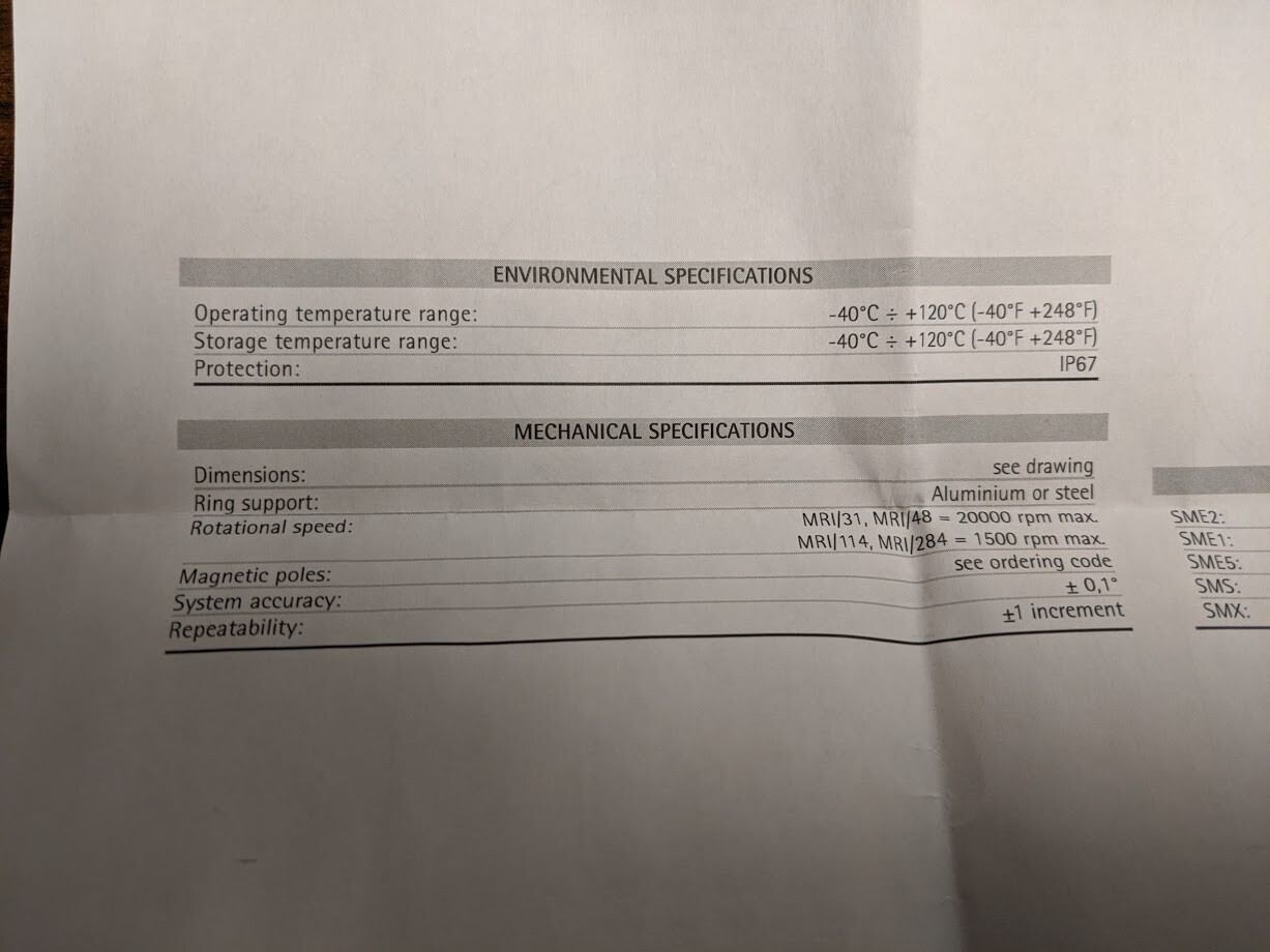 presezzi extrusion s.r.i. MRI/141Z-90-5-120 MAGNETIC ENCODER RING