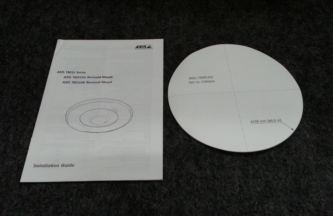 AXIS COMMUNICATIONS TM3206 Recessed Mount White