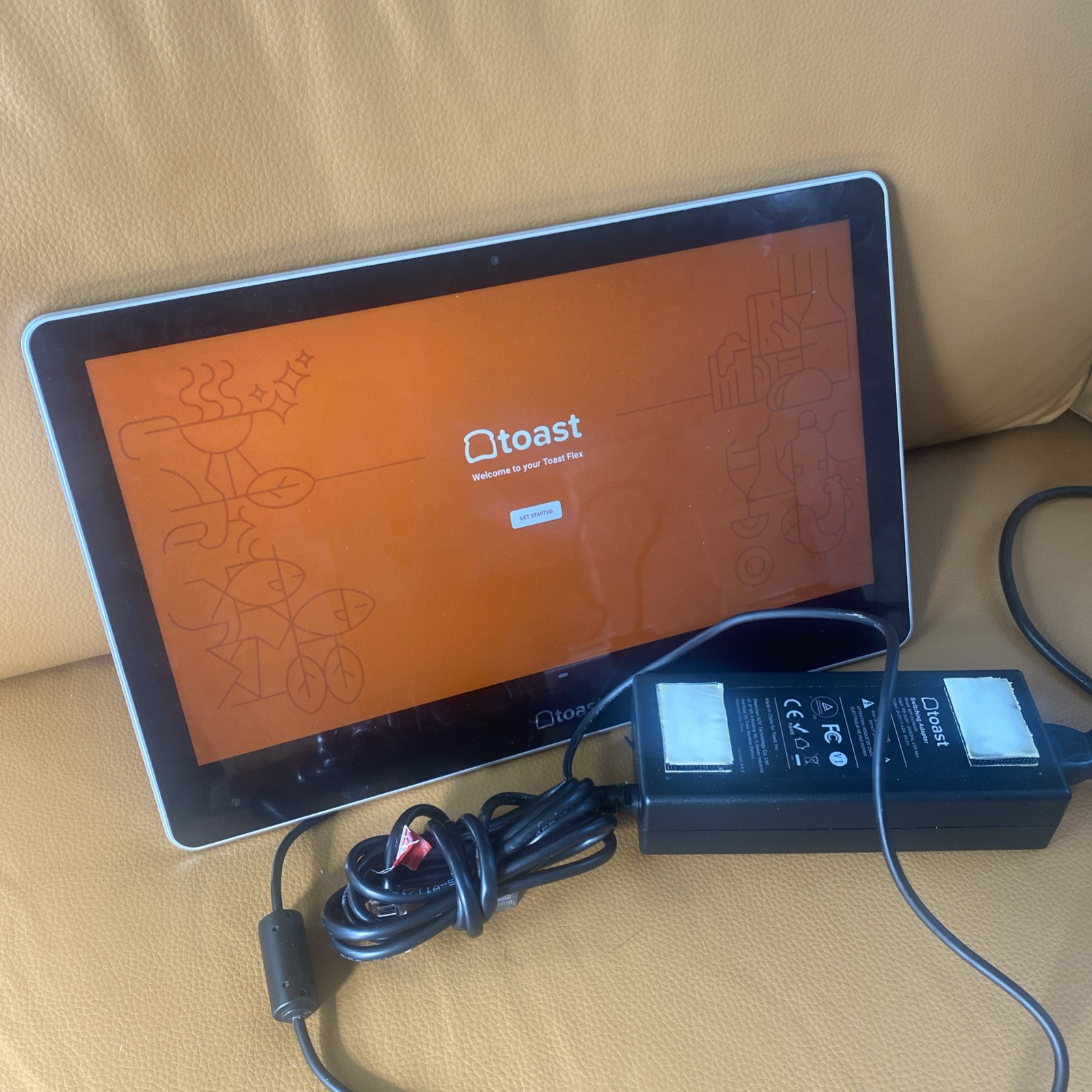Toast Flex TT200 POS System Single Display w/ Power Supply