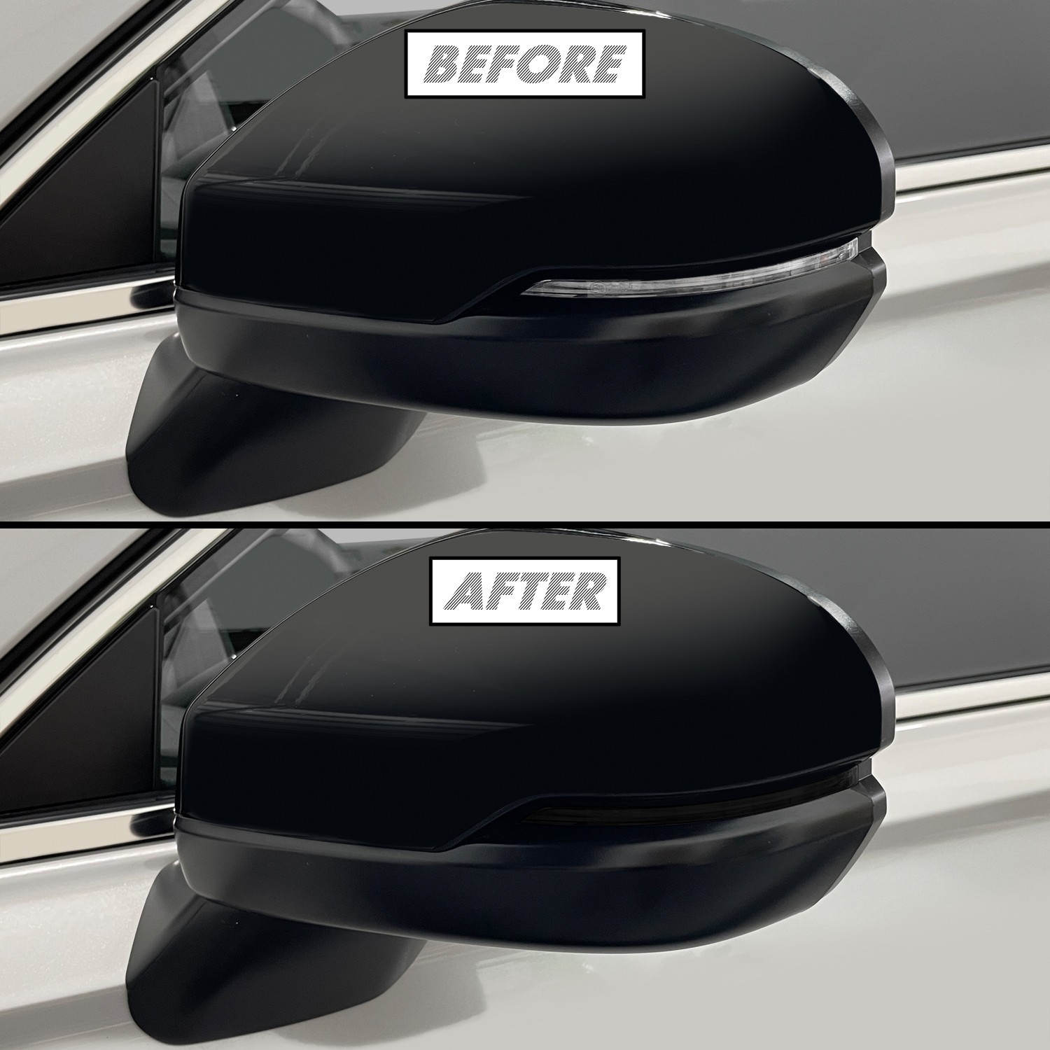 FOR 2023+ Honda CR-V CRV Mirror Turn Signal SMOKE Precut Vinyl Tint Overlays