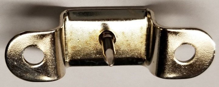 Nickel Plated Stamped Steel Small Trunk Handle Loop With Pin - chest steamer ...
