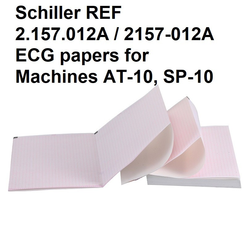 Schiller 2.157.012A ECG EKG Recording Thermal Paper for AT 10, SP 10, 2157-012A