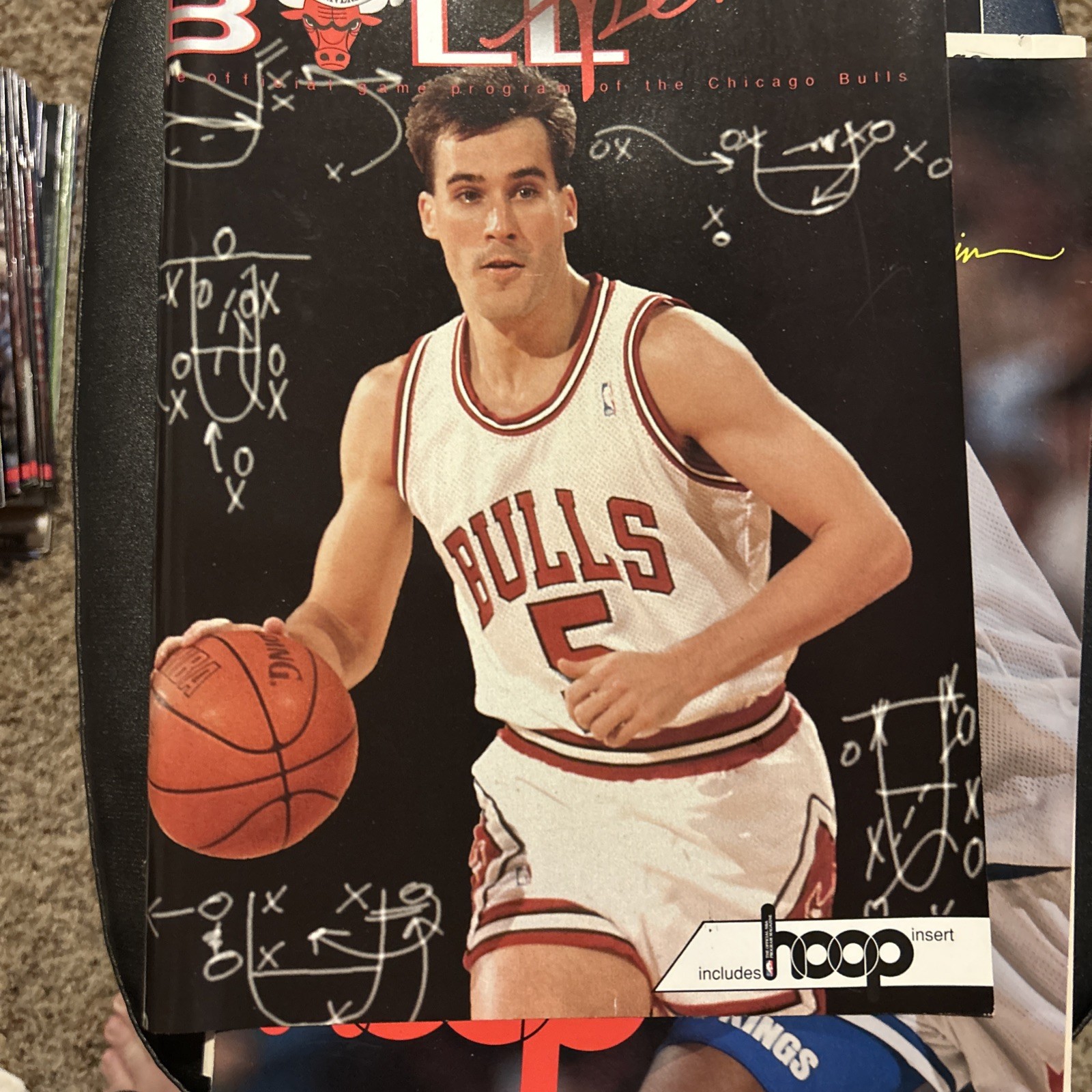 1990/91 Chicago Bulls Program - John Paxton