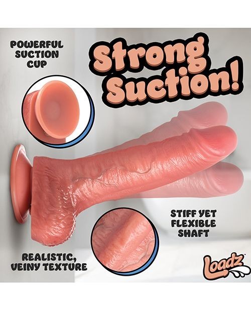 LOADZ 10 INCH VIBRATING THRUSTING SQUIRTING RECHARGEABLE REMOTE CONTROL DILDO