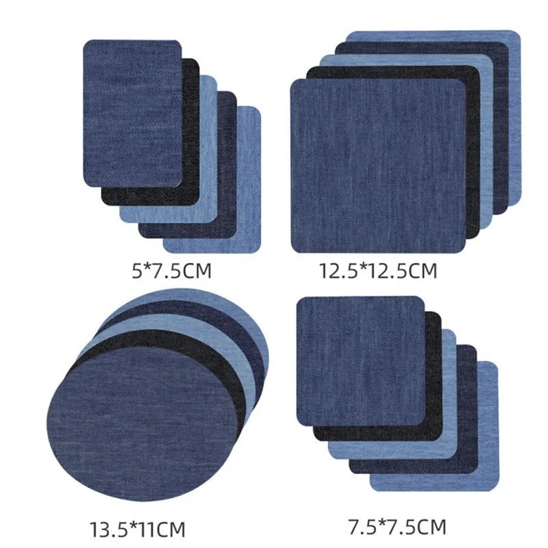 20Pcs Iron on Patches, Repair Fabric Patches for Clothes and Denim Jean, Iron on