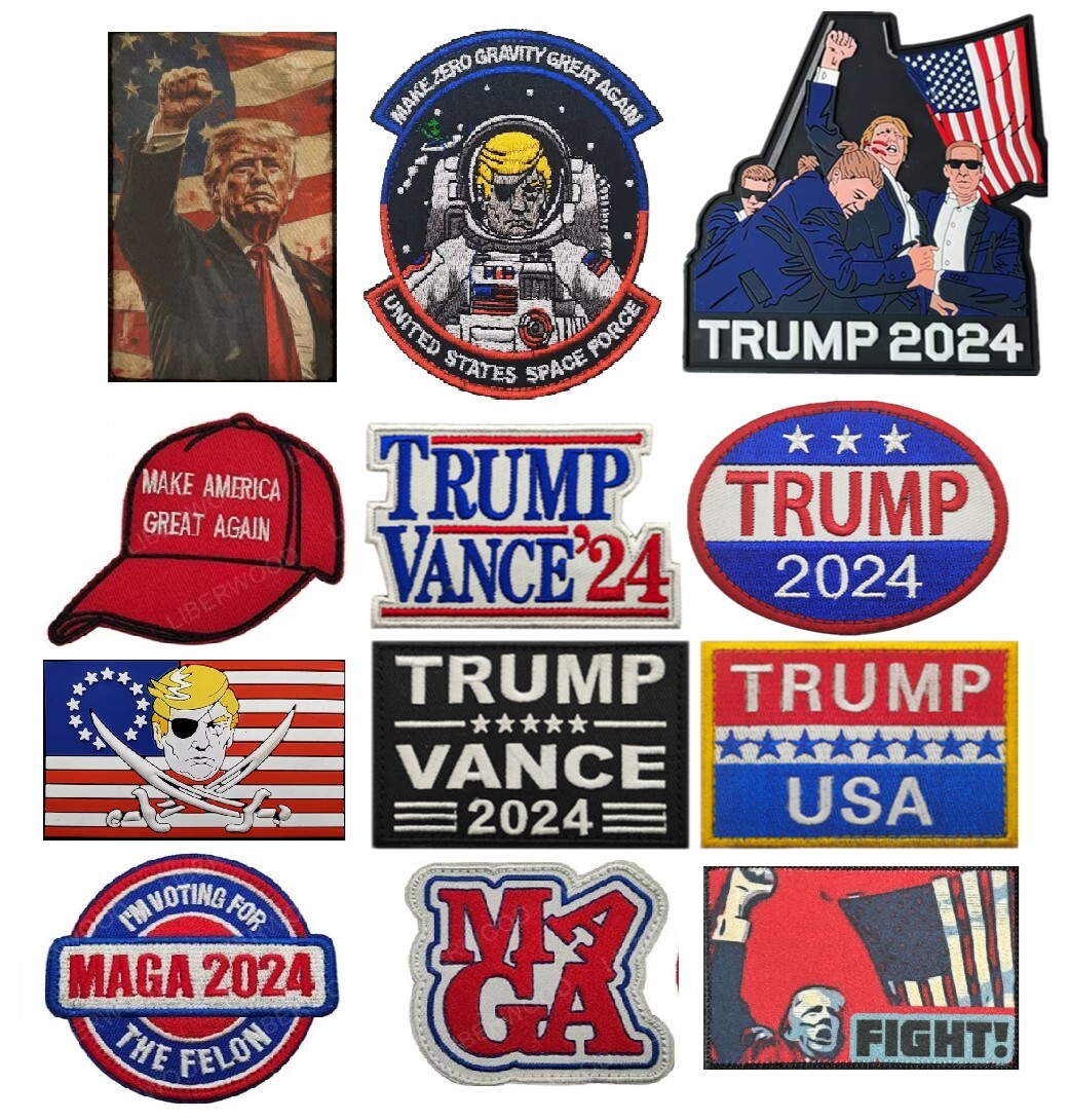 TRUMP PATRIOTIC HISTORIC MAGA AMERICA FIRST Tactical Morale Patch