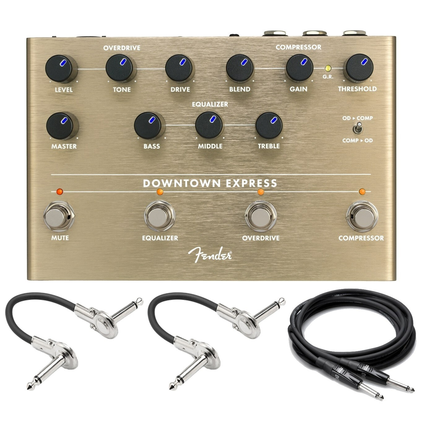 New Fender Downtown Express Bass Guitar Multi Effect Pedal