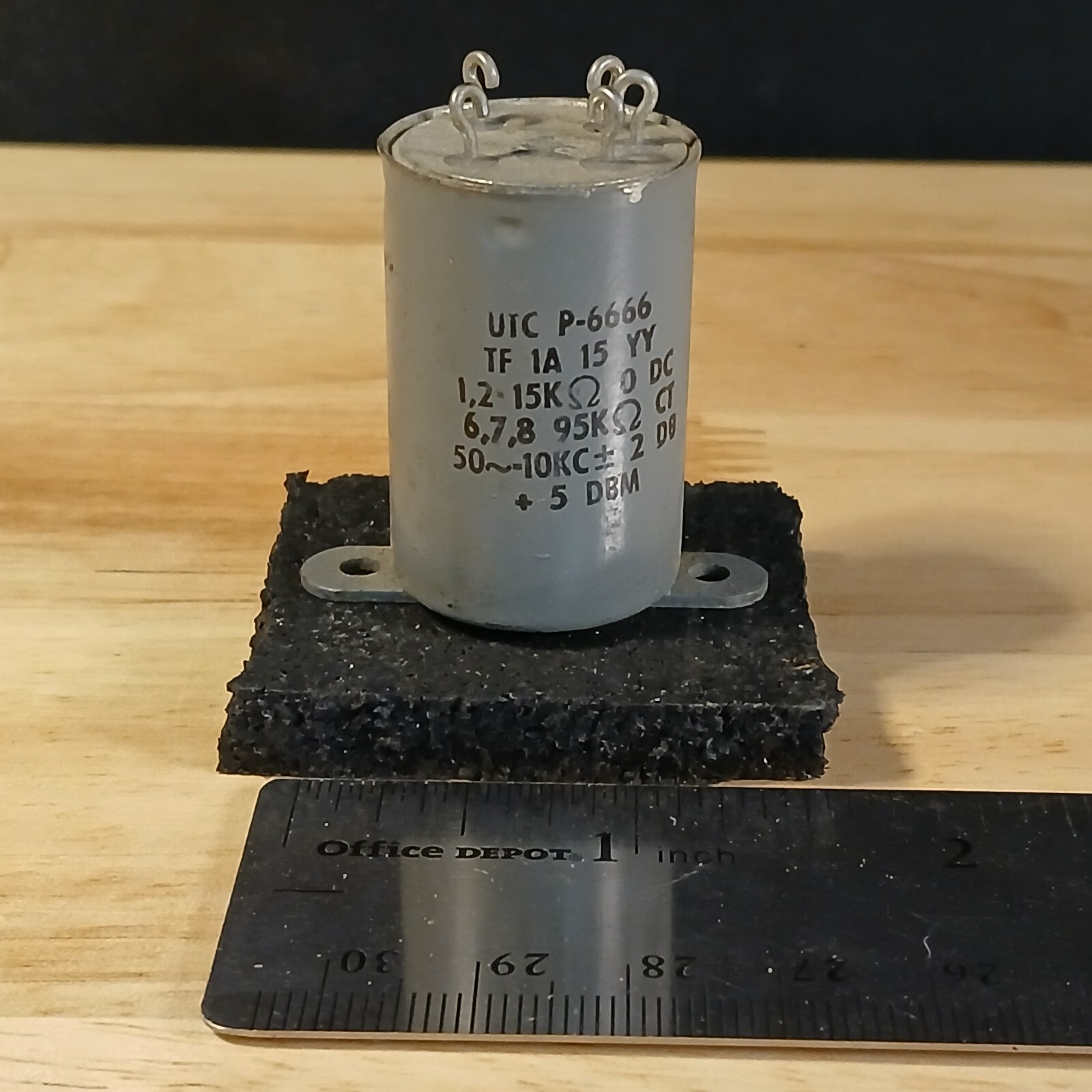 NOS Vintage UTC P-6666 Ouncer Transformer Mic Line Input Never used