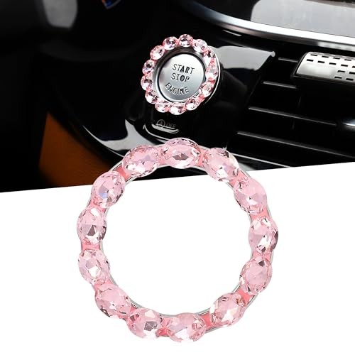 Bling Car Engine Start Button Cover Bling Interior Crystal Push Start Button