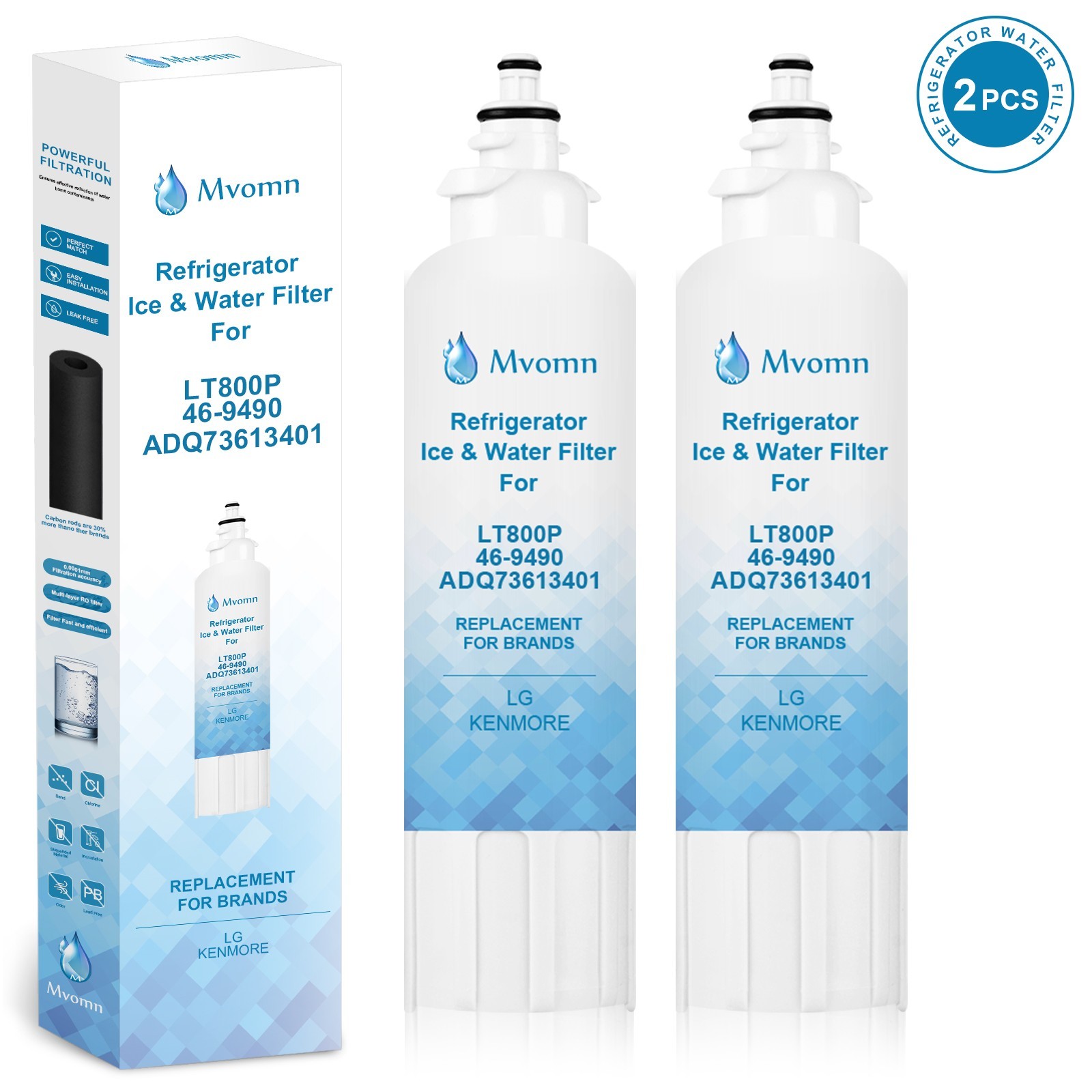 New 2 PACK Genuine Samsung DA29-00020B HAF-CIN/EXP Refrigerator Water Filter US