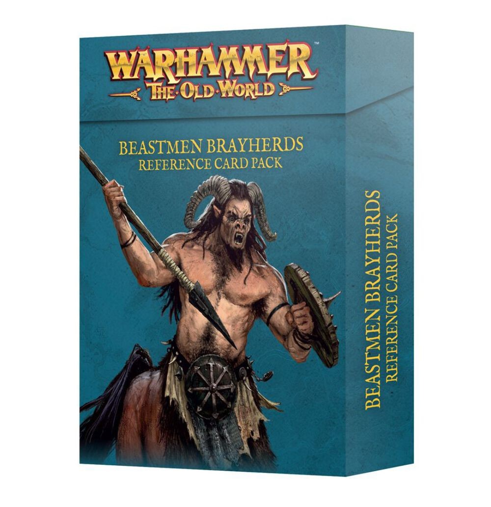 Beastmen Brayherds Reference Card Pack Warhammer Old World