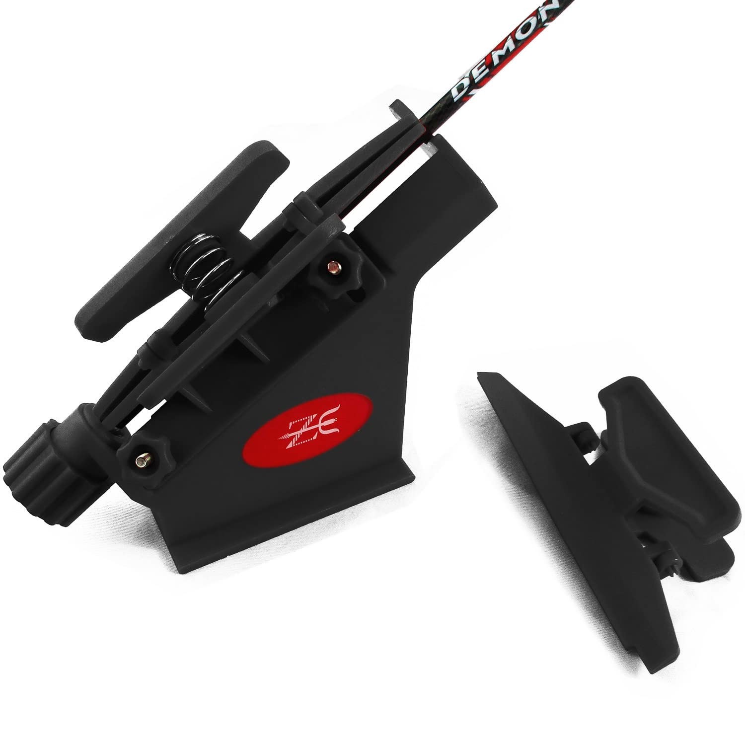 Adjustable Fletching Jig Straight and Helix Tool with Clamp for DIY Archery