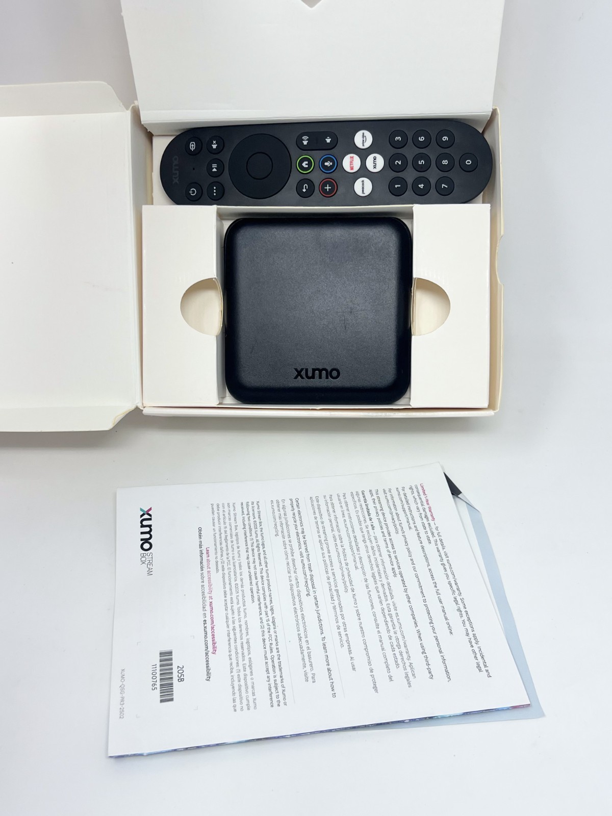 Xumo Stream Box SCXI11BEI good condition