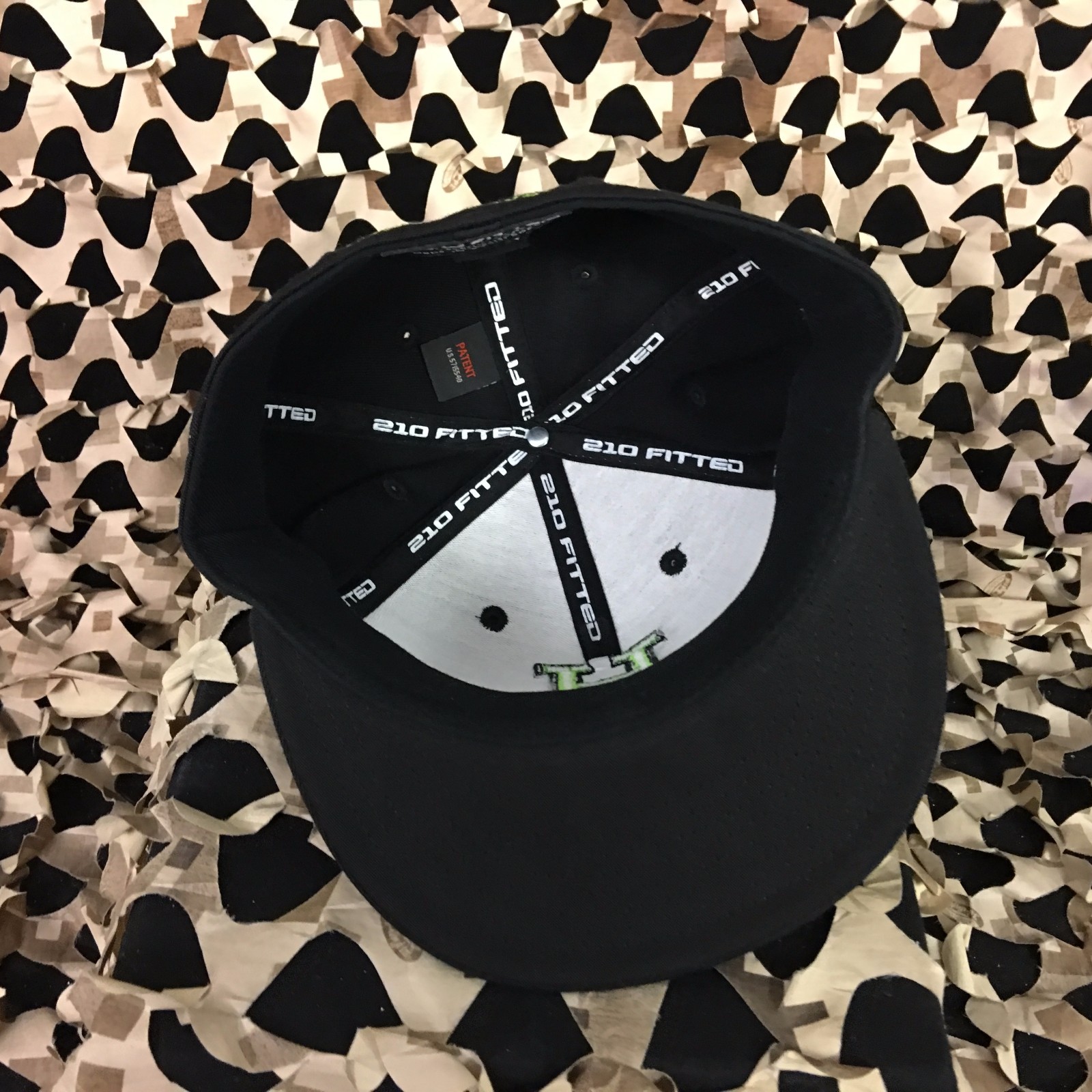 NEW HK Army Flex Fit H Hat - Neon - Small/Medium