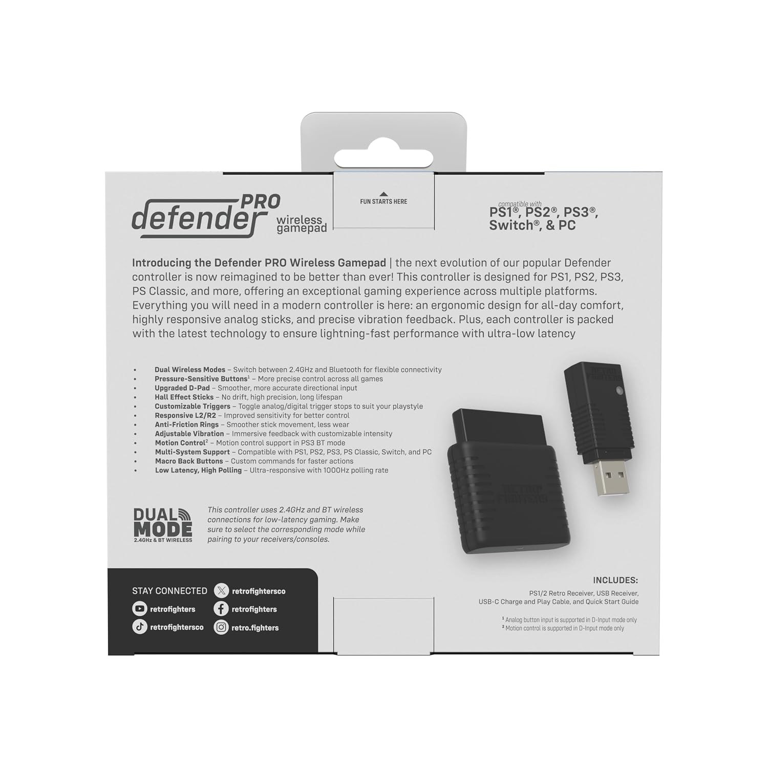 Retro Fighters Defender Pro - Black