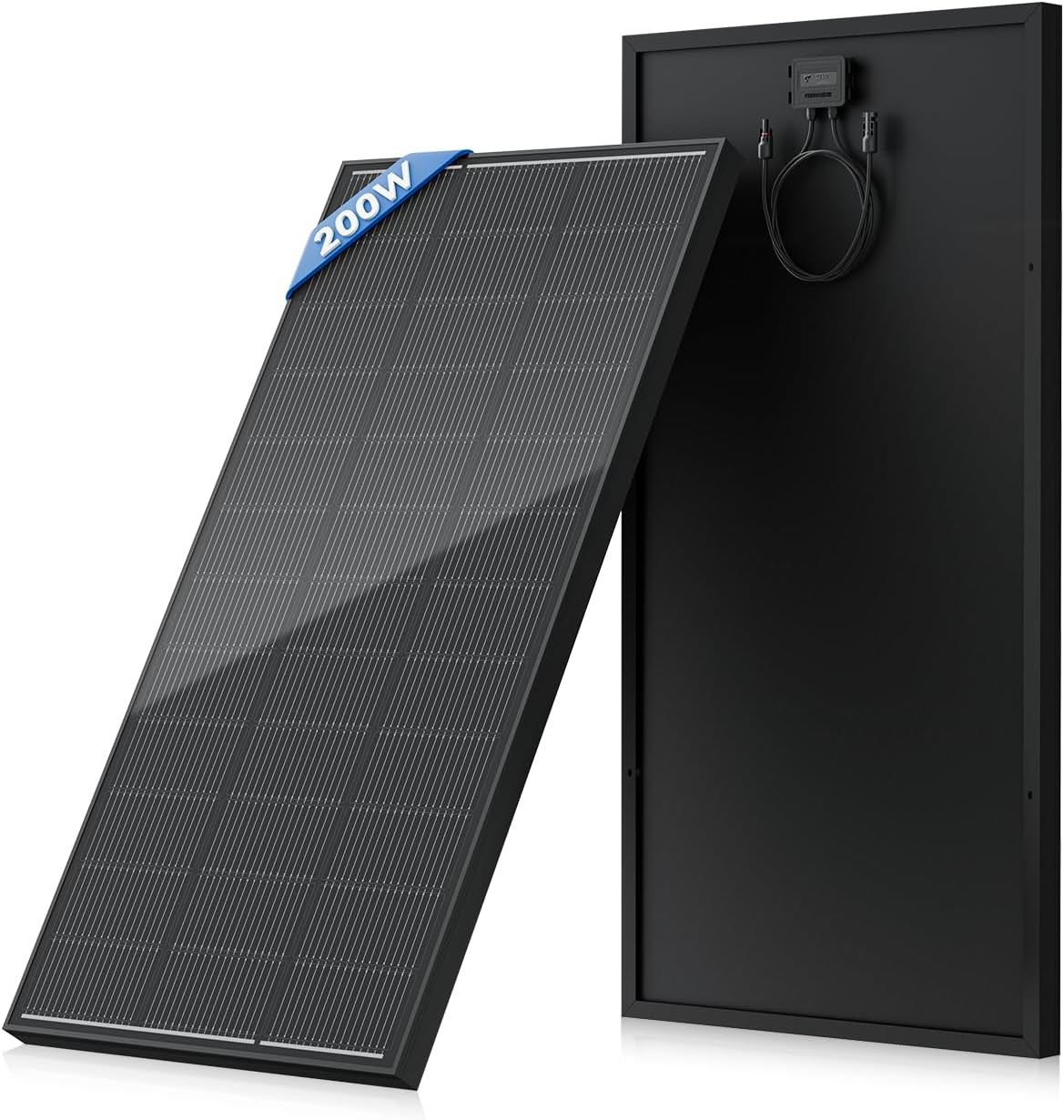 200W N Type Solar Panel 12V Monocrystalline