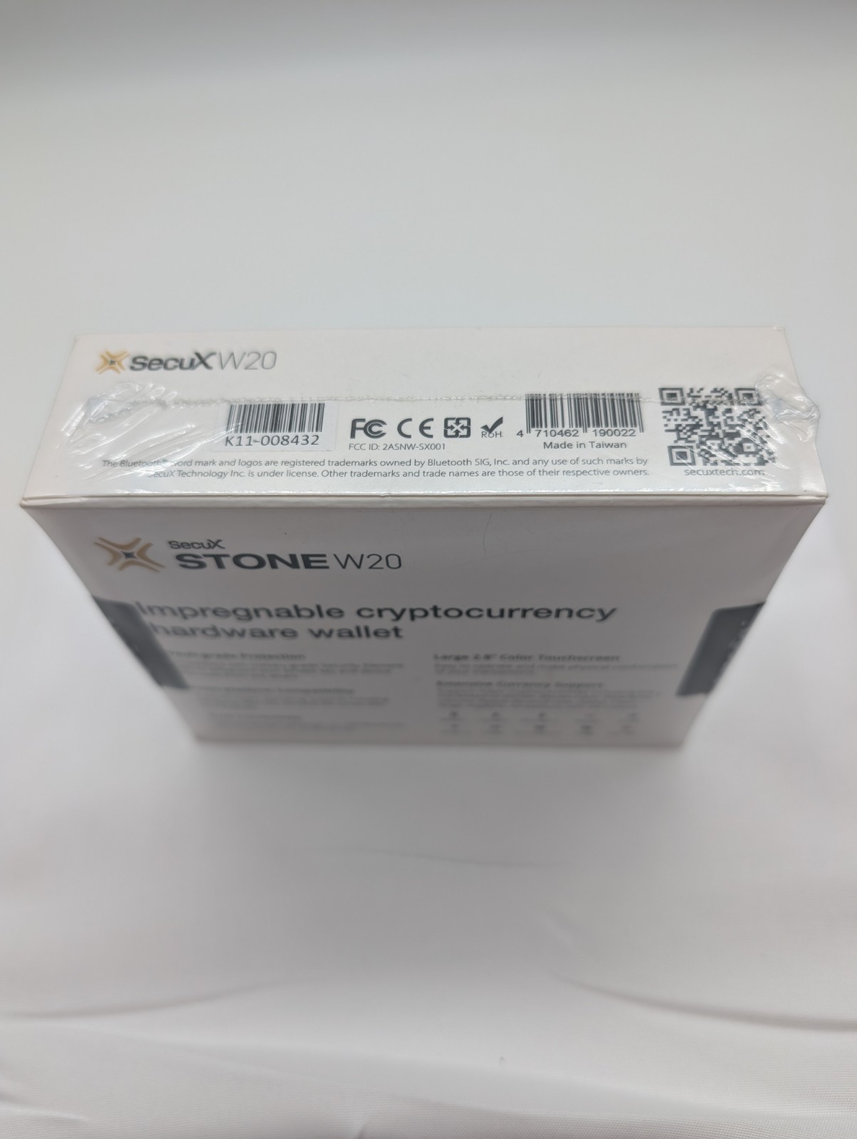 SecuX Stone W20 Crypto Hardware Wallet - Bluetooth Touchscreen NEW IN PACKAGE