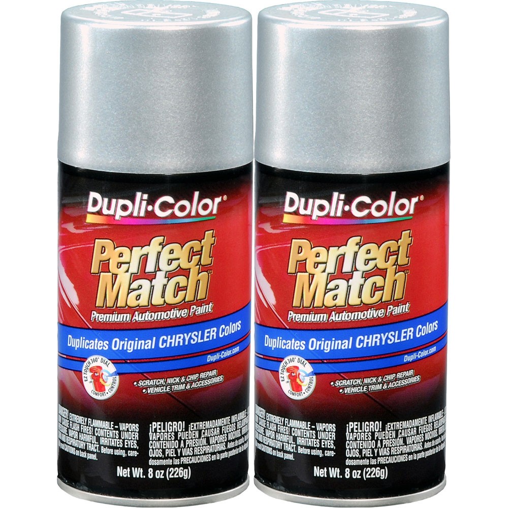 Duplicolor BCC0410 (2-Pack), Aerosol Paint Chrysler PS2, Metallic Bright Silver
