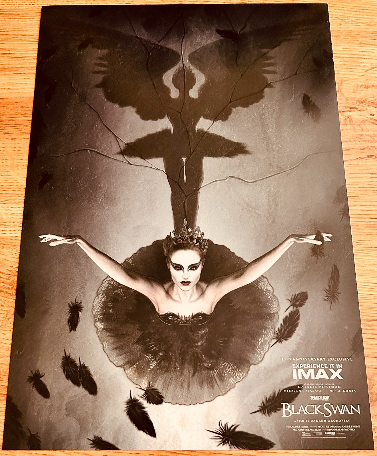 Black Swan 15th Anniversary 2025 Imax 2 sided 13x20 movie poster Natalie Portman