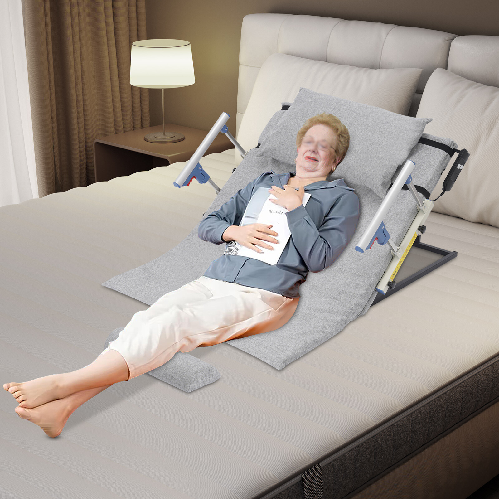 Electric Lifting Bed Backrest Power Lift Bed Backrest Electric Auxiliary Backres