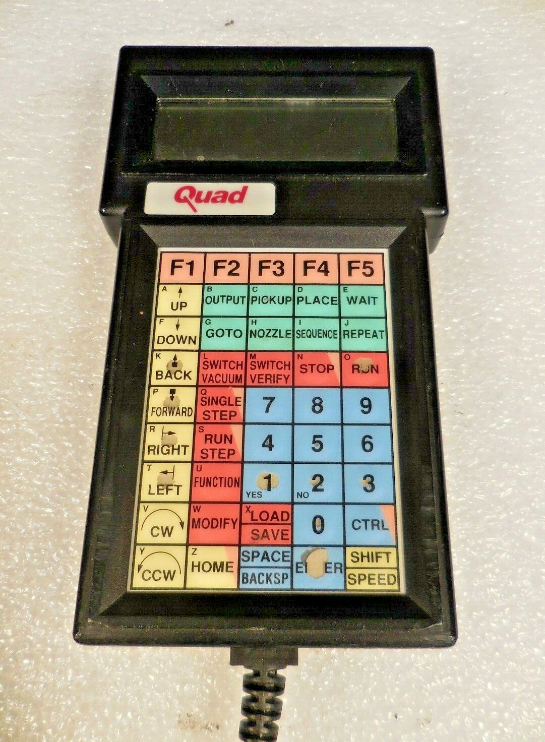 Quad Model 8045R2-1-PW Pick and Place Programming Terminals Controller