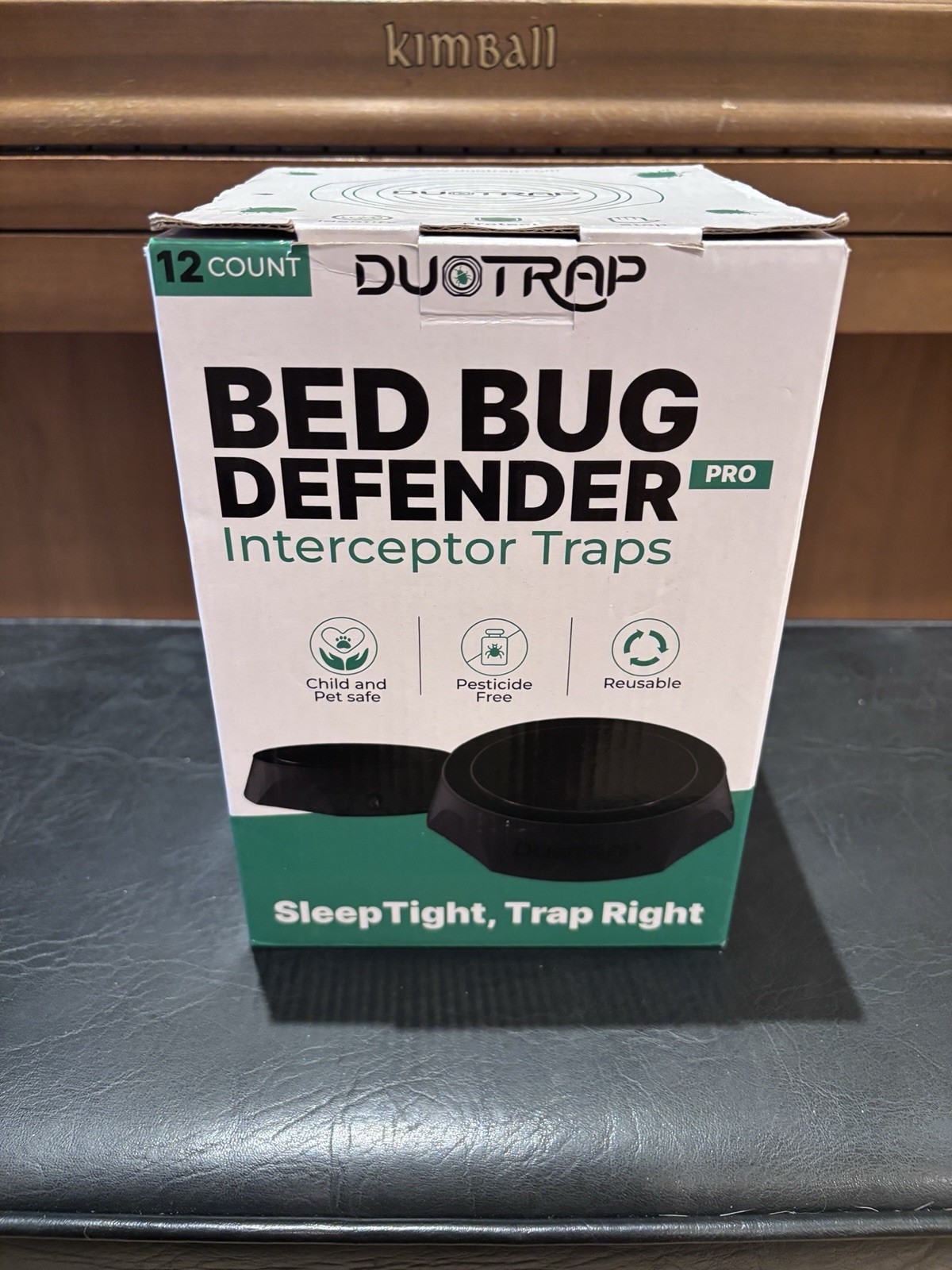 Duotrap 12 Count Bed Big Defender Interceptor Traps , Black