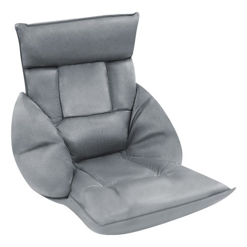 Adjustable Lazy Sofa Floor Chair Seating with Armrests for Living Room Bedroom