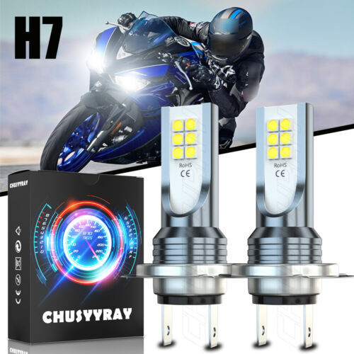 For Suzuki GSX1300R Hayabusa 1999-2019 LED Motorcycle Headlight 6000K White Bulb