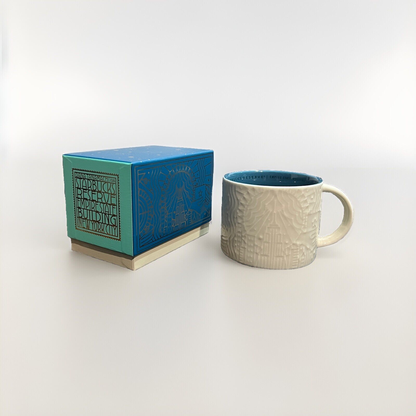 Starbucks Reserve NYC Empire State Building White Mug by Dana Tanamachi