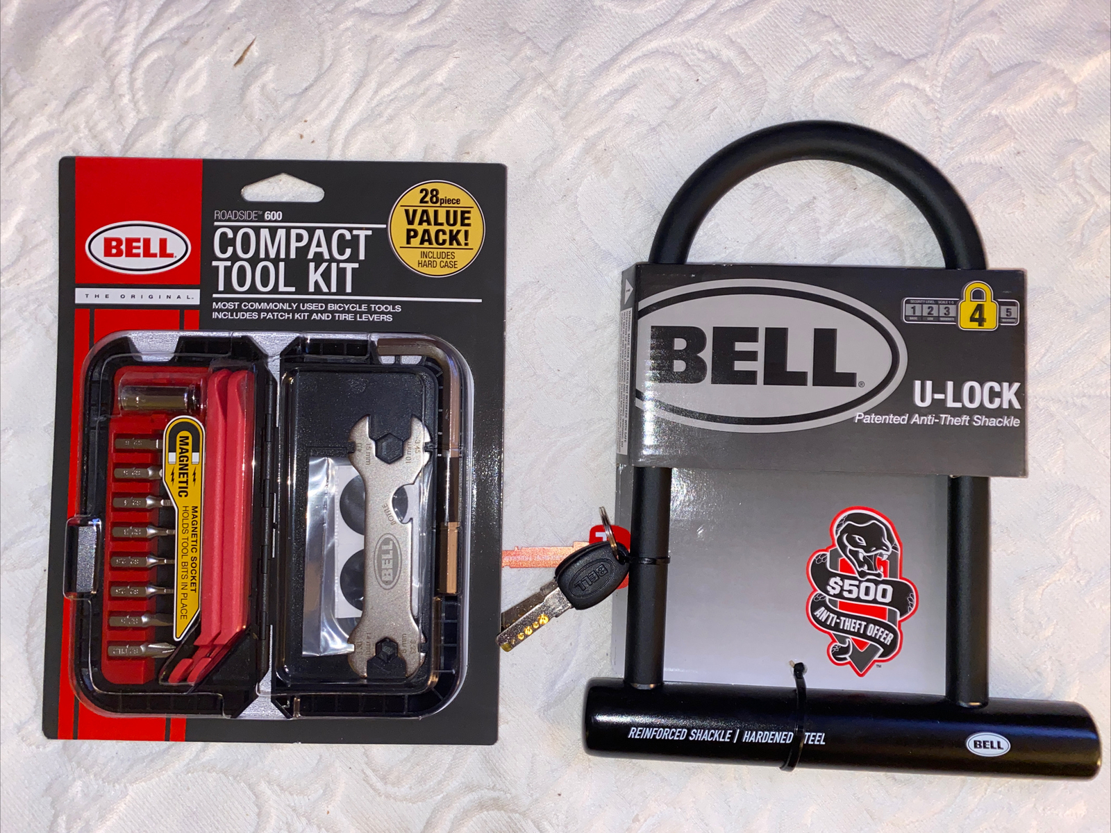 BELL Bicycle Compact  Tool Kit & U-Lock Set