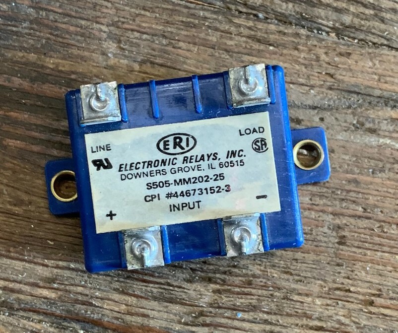 ERI ELECTRONIC RELAYS INC S505-MM202-25 SOLID STATE RELAY