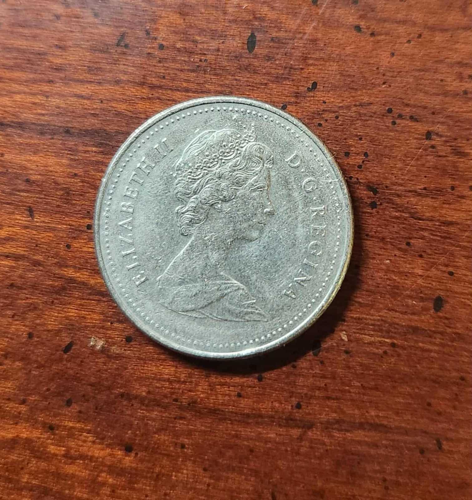 Canada 5 Cents Coin 1983 Queen Elizabeth II