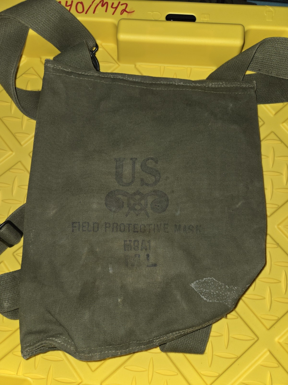US Korean War Vietnam M9A1 Field Protective Gas Mask Bag ML