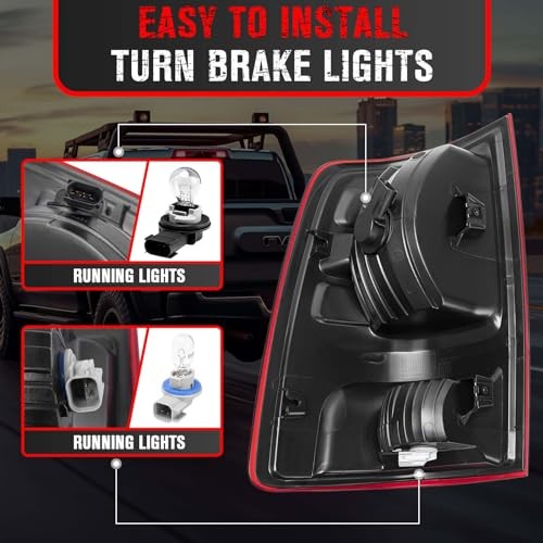 Tail Light Assembly Fit for 2009 2010 2011 2012 2013 2014 2015 Passenger Side